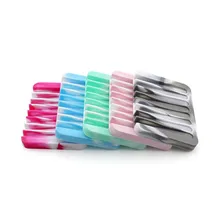 Портативная мыльница силиконовая мыльница для мыла дренажная коробка с расческой-форма Слива аксессуары для ванной комнаты#2y30