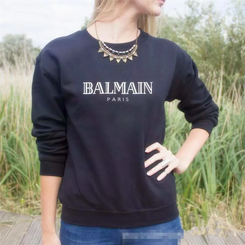 

2019 fashion men's and women's hoodies casual pullovers sport hoodies for men and women BALMAIN S-XXL