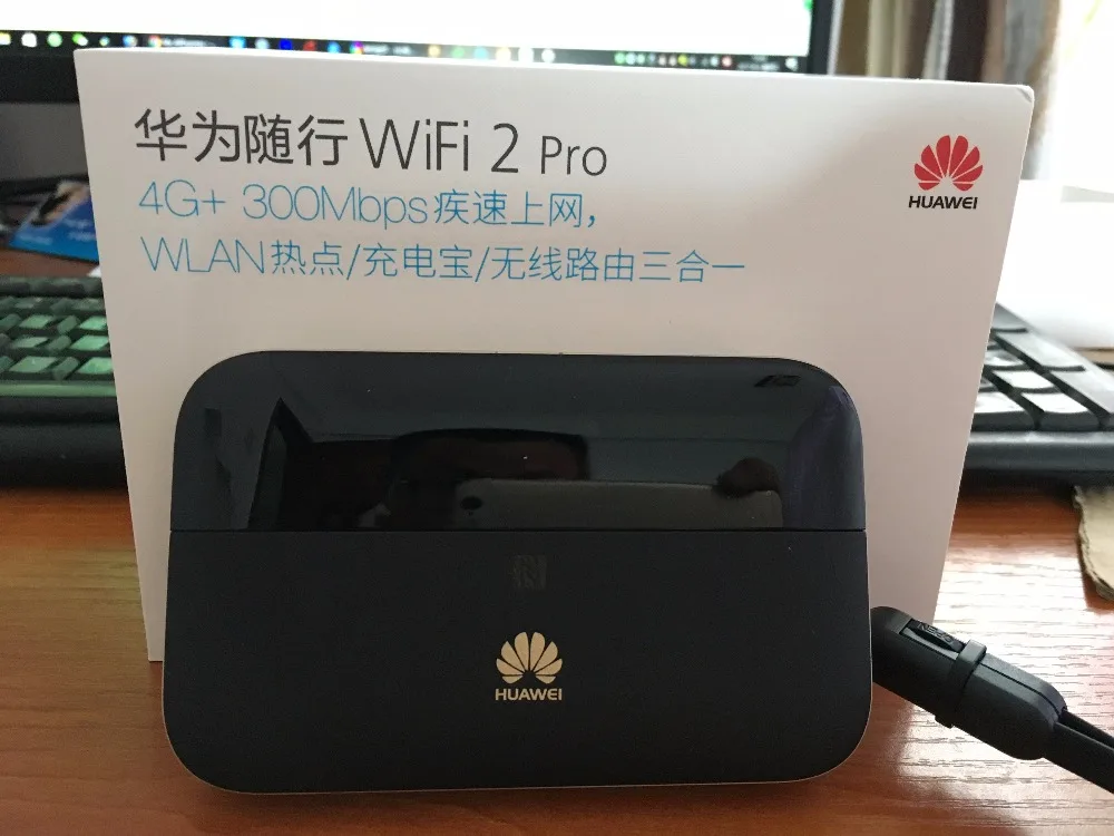 300 Мбит/с huawei WiFi 2 Pro E5885 3g 4G LTE FDD TDD беспроводной карманный WiFi маршрутизатор с портом Ethernet 6400 мАч Внешний аккумулятор