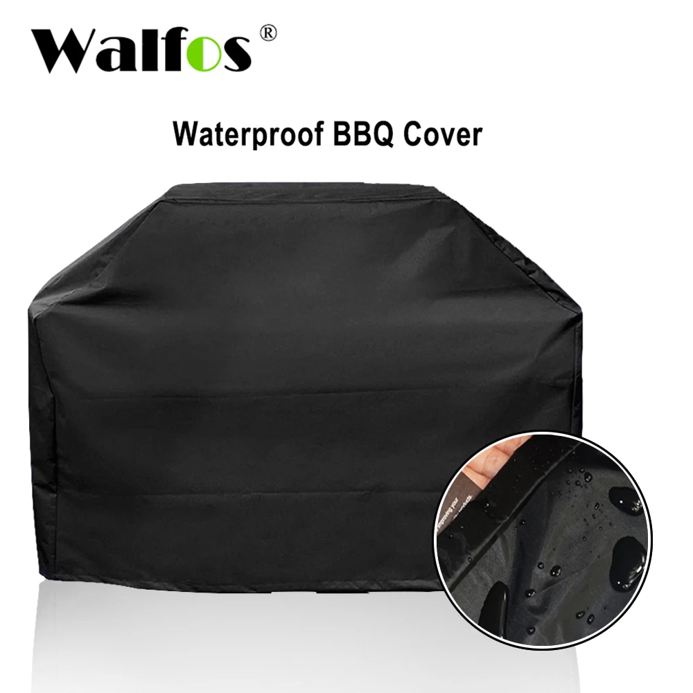 Walfos-capa de Grade Impermeável e Anti-poeira para Churrasco Churrasqueira ao ar Livre Anti-poeira Resistente para Gás Carvão Elétrica 6 Walfos-capa de grade impermeável e anti-poeira para