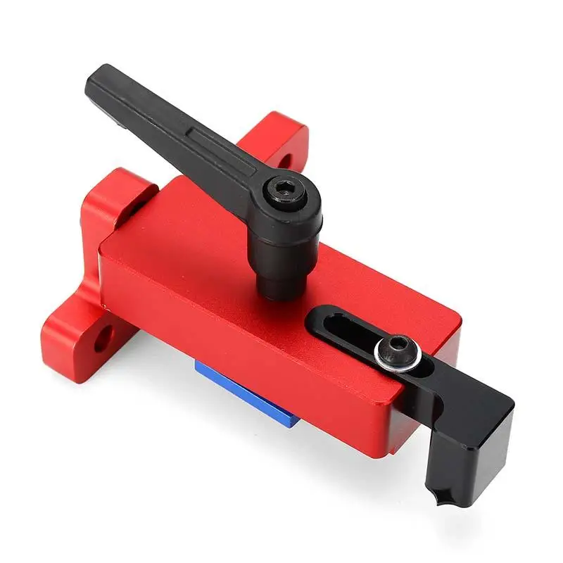 

ALLSOME 45 Type Aluminium Alloy Miter Track Stop For 45mm T-Slot T-track Connector Woodworking Router Tool