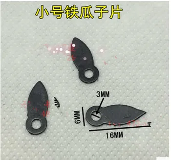 

Photo frame fixed plate hardware fittings, black large embossing tablet 16*6mm