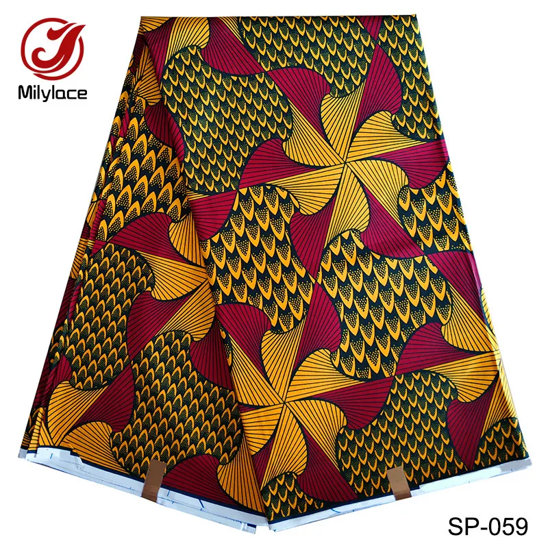 Wonderful design Real Wax Printed Fabric cotton African waxed fabrics