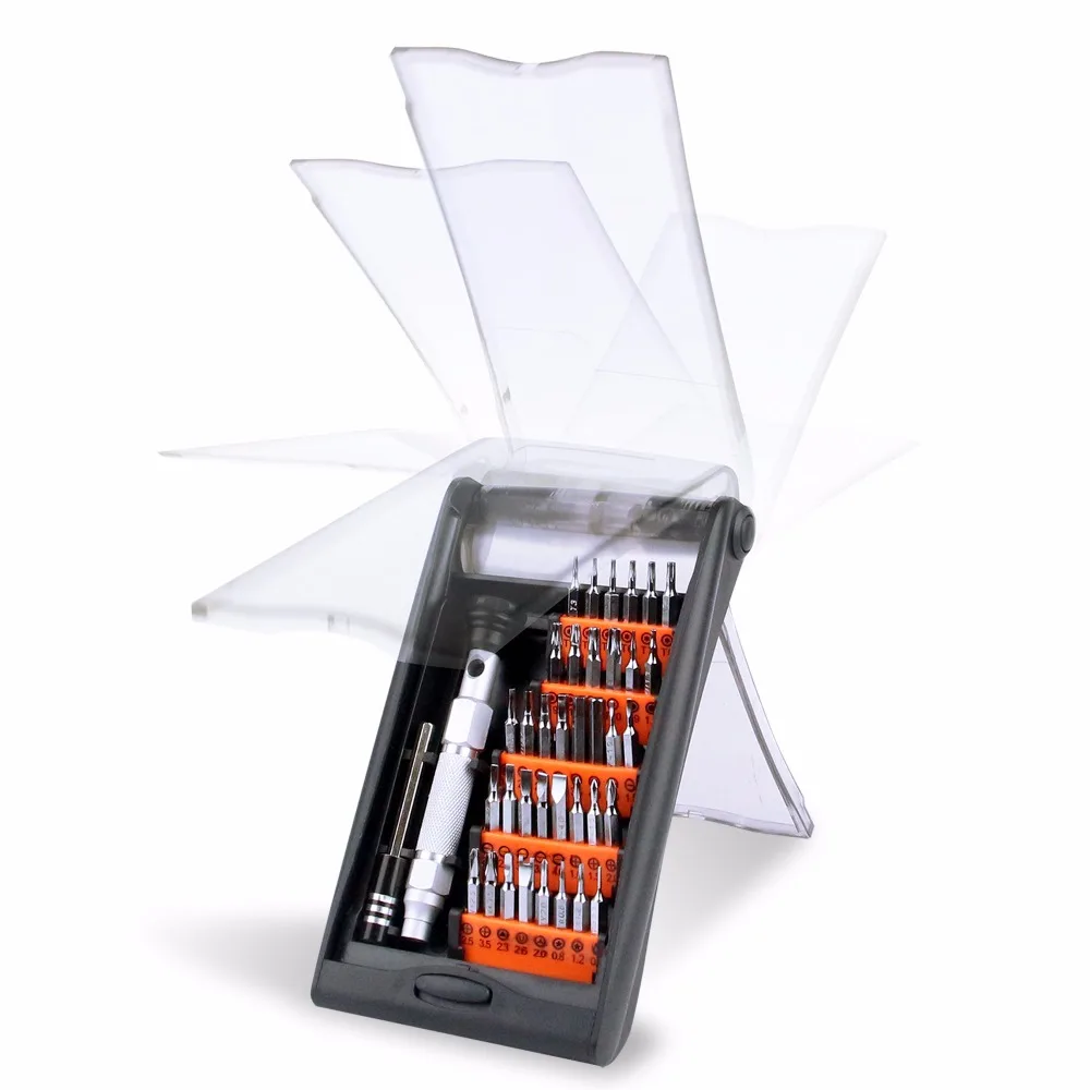 JAKEMY 38 in 1 Precision Multifunction Screwdriver Set Portable Hardware Hand Tools Set for Tablet PC Phone Repair Tool Kit JAKEMY 38 in 1 Precision Multifunction Screwdriver Set Portable Hardware Hand Tools Set for Tablet PC Phone Repair Tool Kit