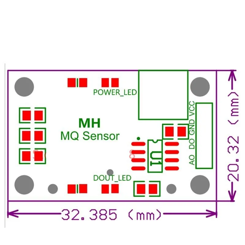 Thinary Electronic MQ135 MQ 135 Датчик качества воздуха модуль обнаружения опасных газов для