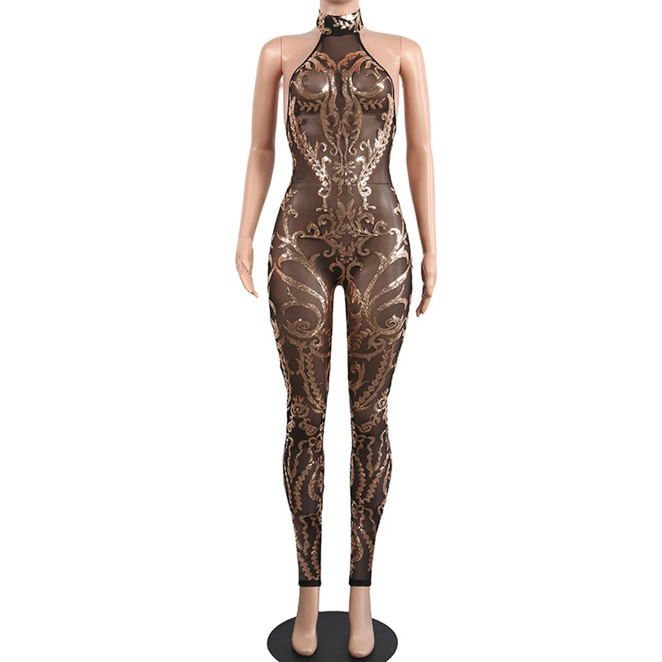 Sexy Backless Sequin Bodycon Jumpsuit (5)