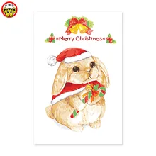 Цифровая картина маслом рождественское мультяшное украшение кролика