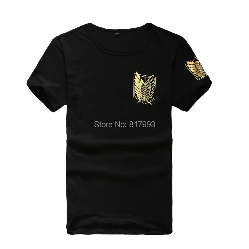 Cute Unicorn Attack On Titan t shirt mens clothing streetwear t-shirt anime cosplay clothes boys summer tshirt summer Tops Tees