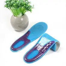 1 пара походный гель для ухода за ногами стельки Вставки футбольные спортивные подошвы амортизирующие силиконовые гелевые стельки Мужская Спортивная обувь Подушка