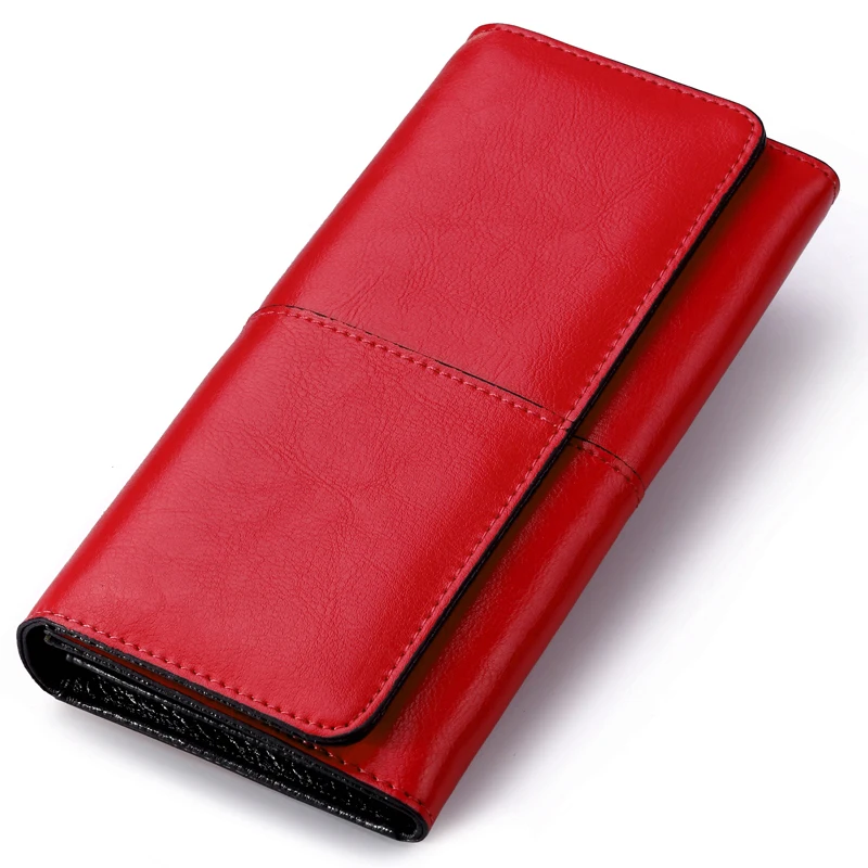 New Arrival Ladies Women Wallets Genuine Leather Purses Long Wallet