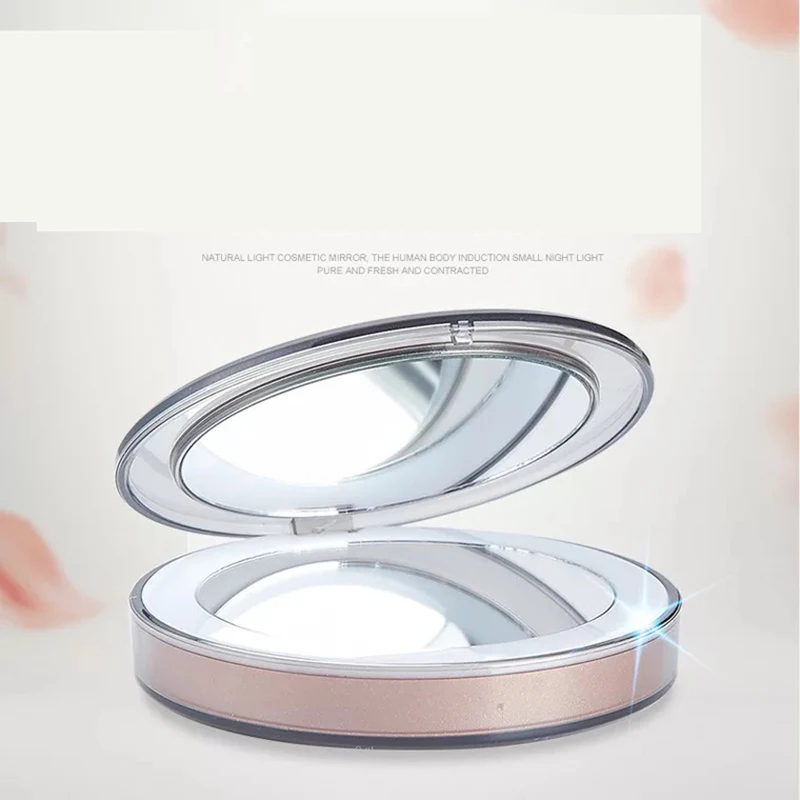 

Professional Lighted Makeup Mirrors USB charging With LED Light 11 Touch Screen Mirrors For Beauty Makeup