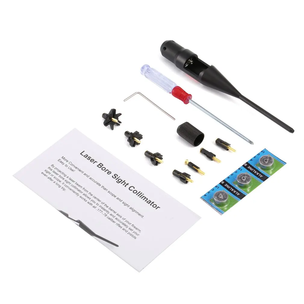 Top Quality Red Laser Boresighter Bore Sighter Kit for Hunting .17 to