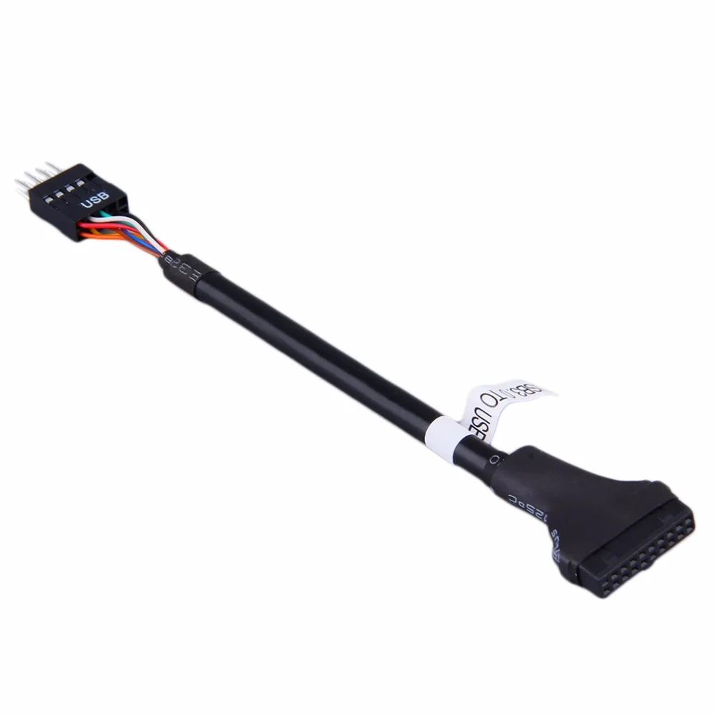 

1 pc USB 3.0 20 Pin Female to USB 2.0 9 Pin Mainboard Motherboard Male Housing Cable Adapter Extension Cable