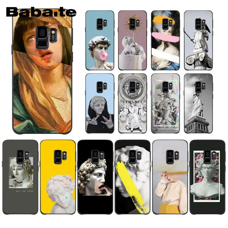 

Babaite Vintage Plaster Statue David Art Printing Phone Case for Samsung Galaxy S9 plus S7 edge S10 Plus S10E S10lite S8 plus