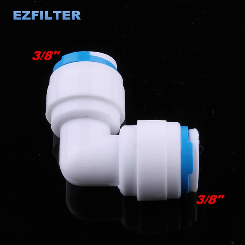 

Equal L Shpae 3/8" Union RO Quick Connector Fittings For Water Reverse Osmosis Filters