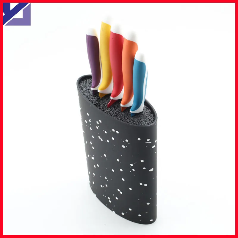 2015 plastic universal knife holder for ceramic knife universal stand