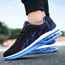 Пожарные кроссовки для мужчин, брендовые трендовые мужские кроссовки для бега, дышащая мужская спортивная обувь на шнуровке, прогулочная