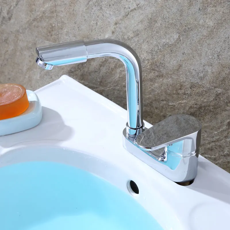 

Copper Basin Water Control Switch Hot and Cold Faucet Single Handle Double Hole Three hole Hot and Cold Water Control