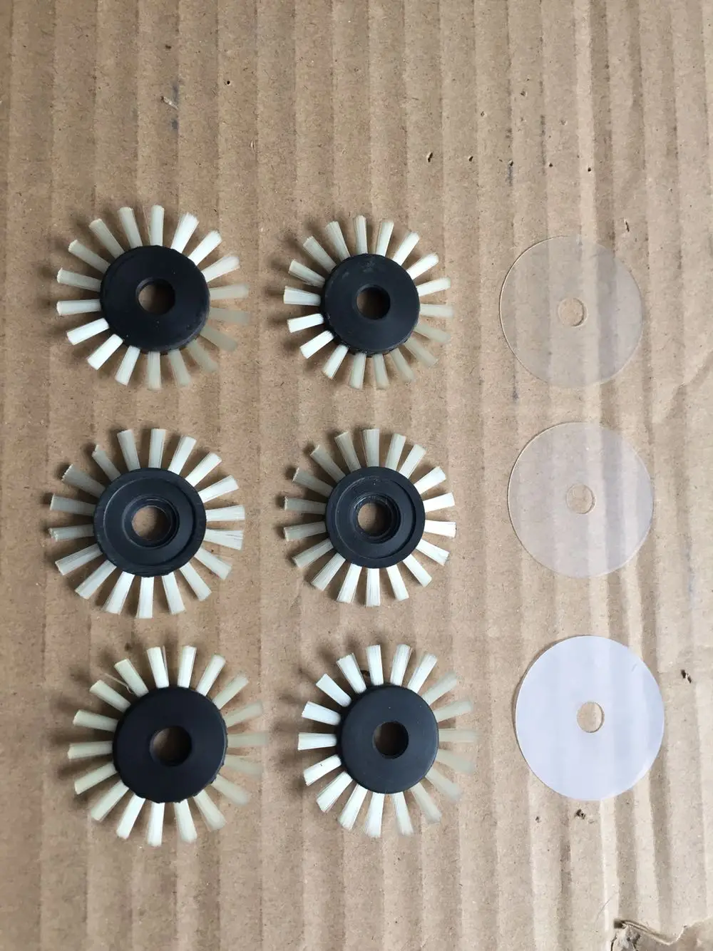 4 шт. серебряная оплетка Sk270 Sk280 Sk840 Sk580 Sk325 SK322 круглая щетка крышка доступная