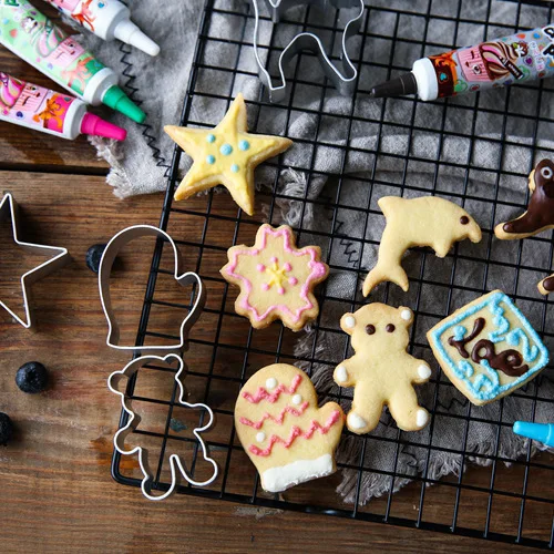 

Car Angel Round Shape Aluminum Biscuit Mould Bake Ware Fondant Cake Mold DIY Sugar Craft 3D Pastry Cookie Cutters