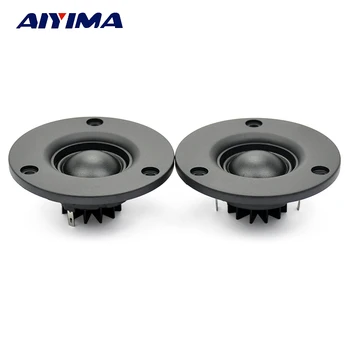 

Aiyima 2PC 74mm HIFI Tweeter 6ohm 60W 25 Core Silk Audio Speaker Aluminum Radiator N40 Strong Magnetic Tweeter Audio DIY