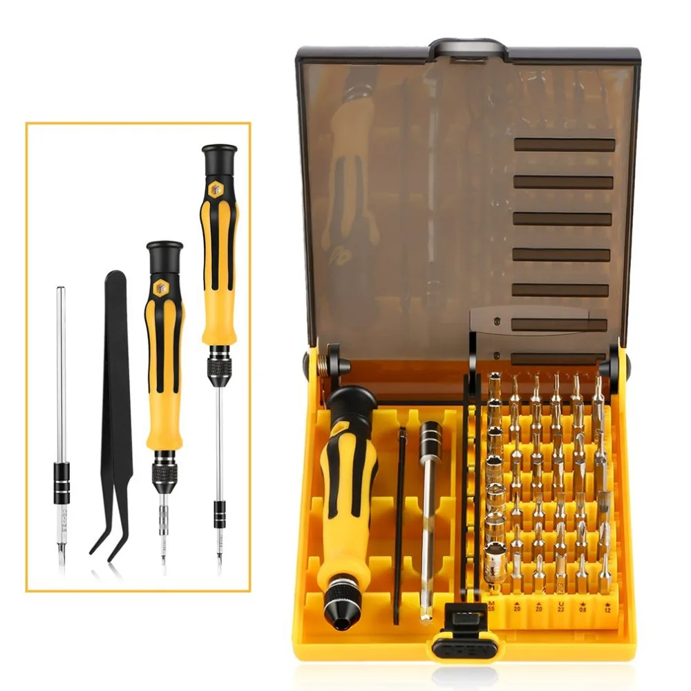 

45 in 1 Screwdriver Set Precise Steel Screw Driver Repair Tool Kit Mobile Phone Notebook Computer Repairing Tools Quality