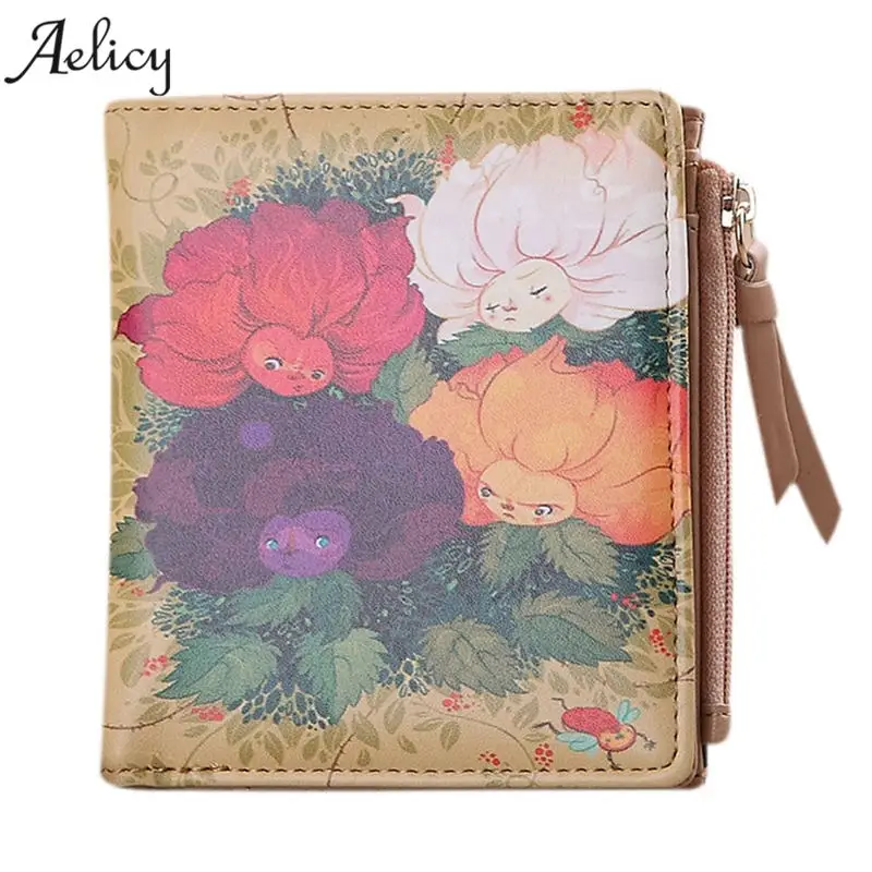 

Aelicy Luxury Women Bag New Wallet Female Short Paragraph Fashion Multi-card Ladies Purse Leather Wallet Women Clutch carteira