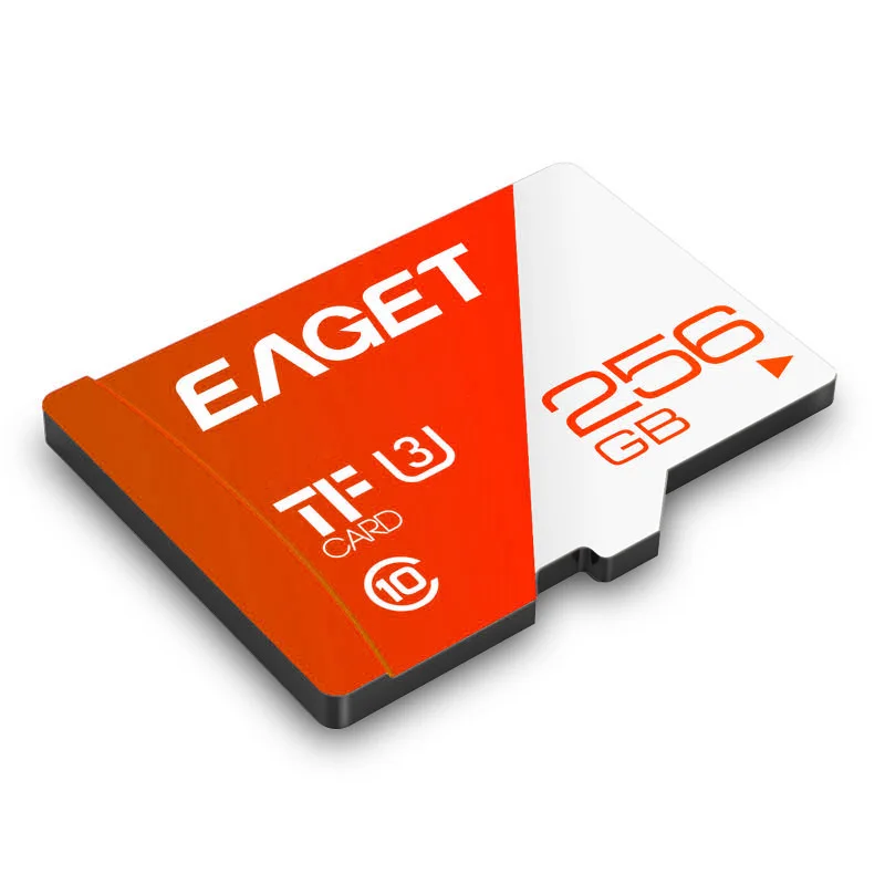 EAGET T1 Micro SD карта 16 Гб/32 ГБ/64 Гб/128 ГБ/256 ГБ класс 10 TF карта памяти Высокоскоростная флеш-карта для телефонов и планшетов