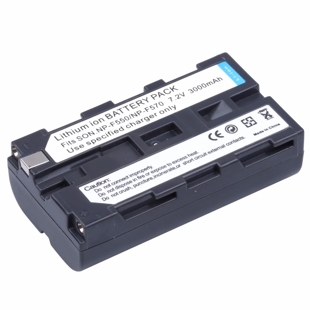 PROBTY 1 шт. NP F550 F570 батарея + зарядное устройство для Sony DCR TRV620K VX2000 VX2100 MVC FD75 FD81|f570