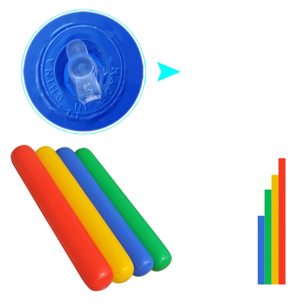 

105cm Mix Color Inflatable Clapper,cheerstick, Inflatable Toy, Balloon Stick Clapper Cheering Stick Noise Maker