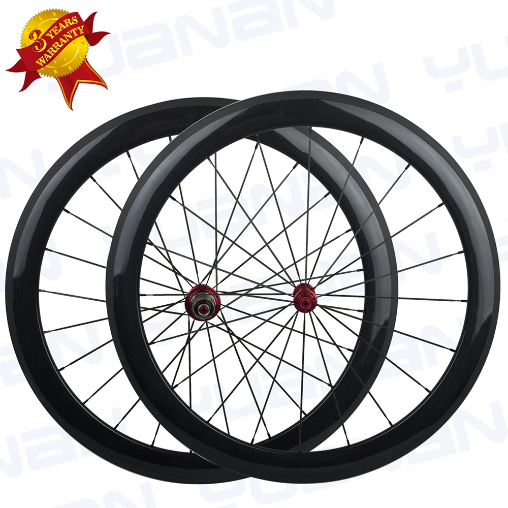 Yuan Sprednja in zadnja 50 * 25 mm širina ogljikovega kolesa s kolesnimi kolesi karbonska kolesa triatlonska kolesa ogljikova kolesa