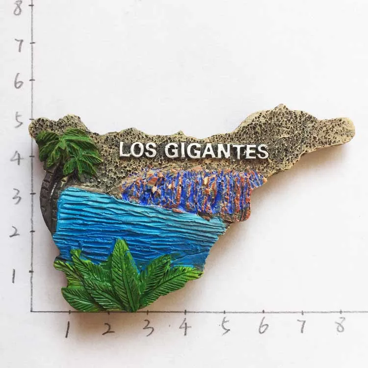 Tenerife Испания Креативные 3D наклейки для карты|Магниты на холодильник| |