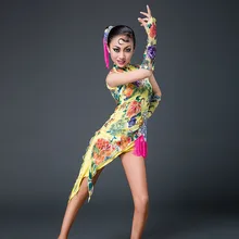 Платье для латинских танцев; платье для профессиональных соревнований; Cheongsam Sumba; платье для бальных танцев; платья для латинских танцев; костюмы для латинских танцев