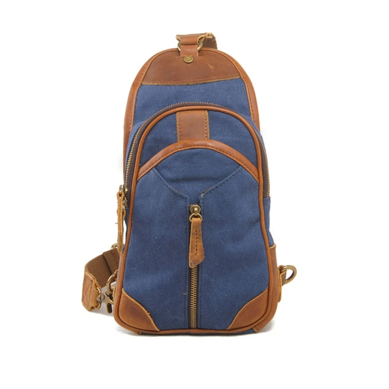 

motorcycle Leather canvas Tide Fashion Shoulder messenger Crossbody book pad woman men Crazy purses wallet suit Satchel Packet