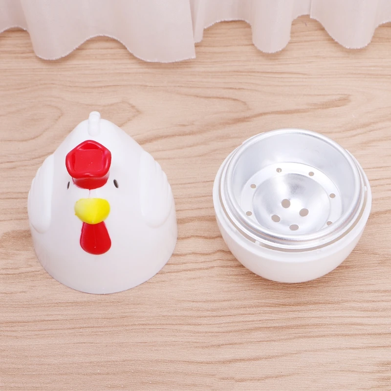 Домашняя курица в форме микроволновки одно яйцо котел плита кухня приготовления пищи прибор