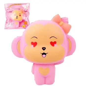 

Retail Package Wholesale Cute Monkey Squishy Slow Rising Cream Scented Toy Kids Kawaii Squish Antistress Toy Stress Reliever#CS