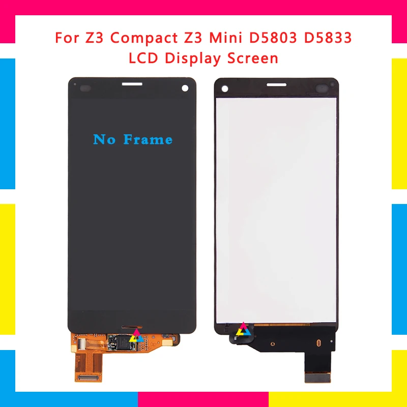 

LCD Display Screen With Touch Screen Digitizer Assembly For Sony Xperia Z3 Compact Z3 Mini D5803 D5833