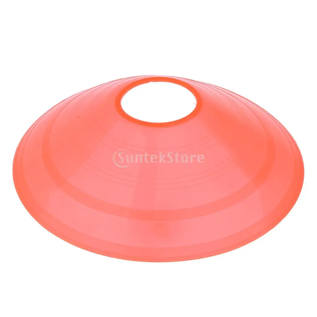  50 Pcs Multifunction SOCCER Pro Disc Cones / Football Boundary Marker, Agility Training Aids - 6 Colors Available 