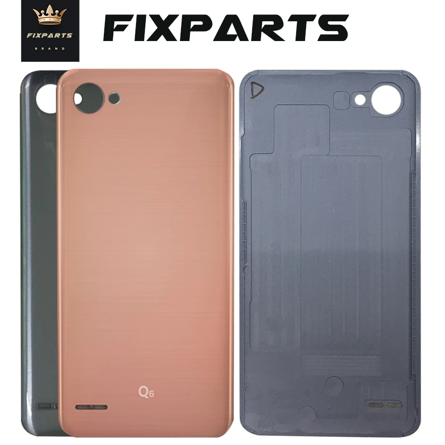 

Original Case For LG Q6 Back Battery Cover Rear Housing Door With Camera Lens Replacement M700 Phone For LG Q6 Battery Cover