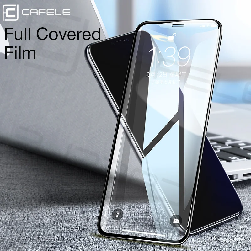 Защитная пленка для экрана из закаленного стекла Cafele iPhone X Xr Xs 11 pro MAX полное