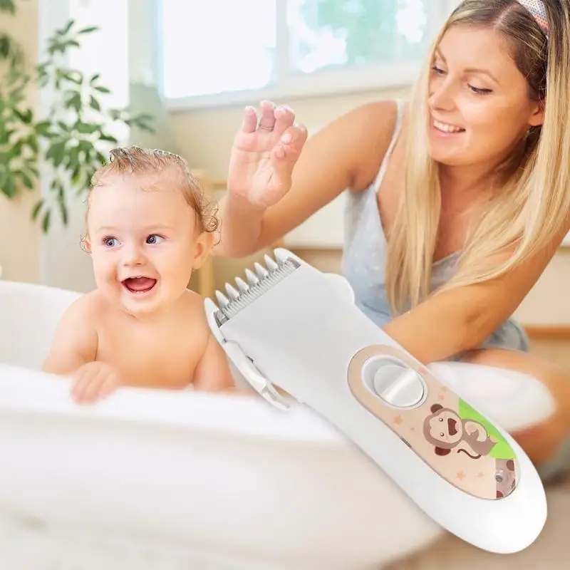 USB Перезаряжаемый резак для волос, водонепроницаемый профессиональный Электрический Уход за волосами для малышей и детей постарше, машинка для стрижки волос