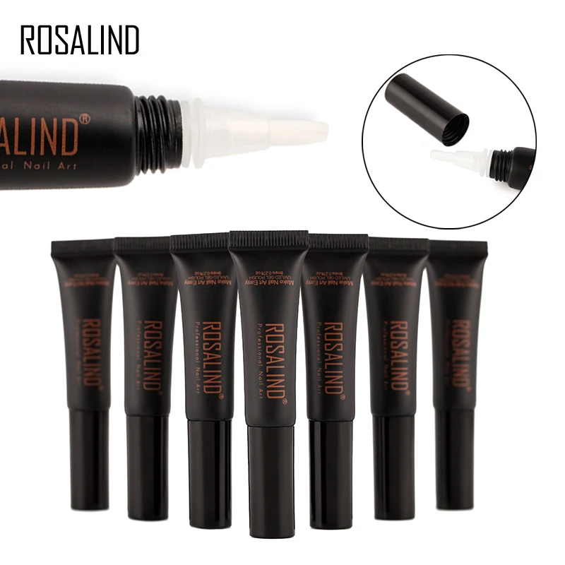 

ROSALIND Gel 1S 8ML Dawdler Gel Lacquer 8001-8030 Pure Color Series Semi Permanent Needed Top Base Coat UV LED Nail Polish