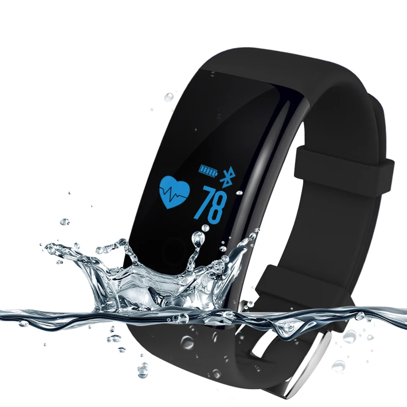 

Heart Rate Waterproof Smart Wristband Bracelet D21 Fitness Tracker Swim Band Sport Heart Rate For Android iOS