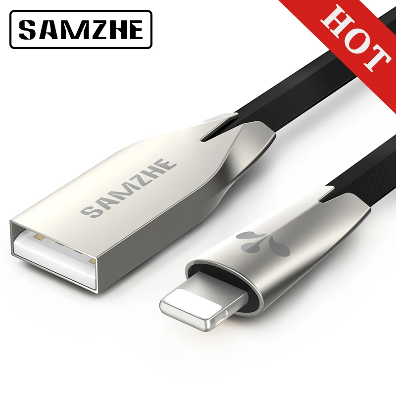 

SAMZHE USB Charger Cable For iPhone 8 7 6 USB Data Cable For iPhone X iPad 2A Fast Charging Cable Mobile Phone Cable