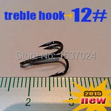 Тройные рыболовные крючки 12#50 шт. прямые заводские высокоуглеродистые стальные тройные Крючки