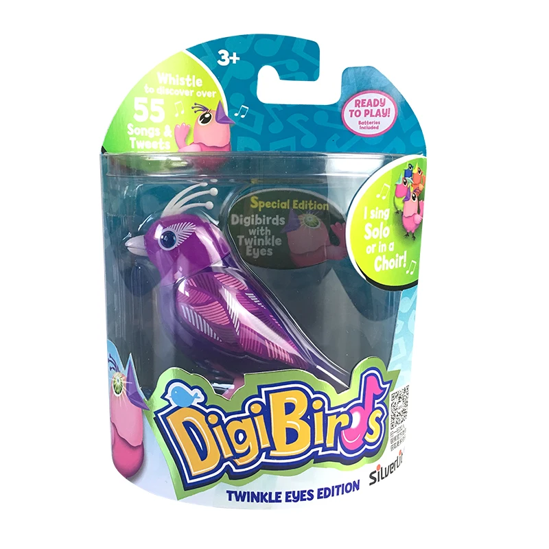 Электронная музыка Silverlit Digi Birds пение Solo или хор мерцающие глаза специальное