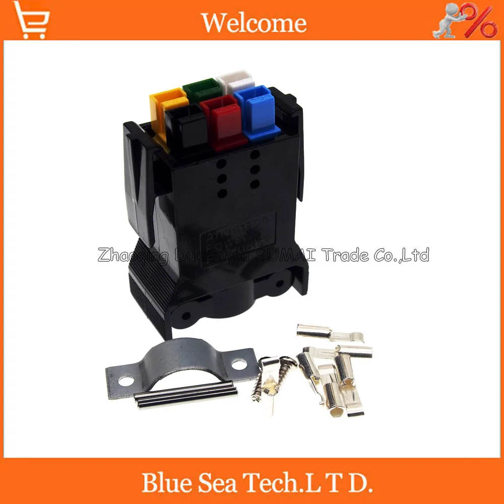 

New 6Pin 30A 600V 6Pin /Pole/Wire male PCB Power Connector module Battery Plug kits for UPS forklift electrocar ect.