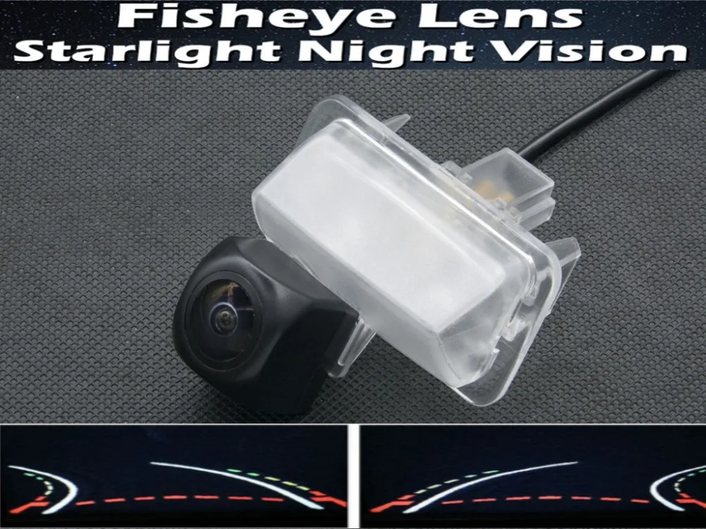 

1080P Fisheye Trajectory Tracks Car Rear view Camera for Toyota Corolla 2014/E170 Prius Sai Waterproof Car Reverse Camera