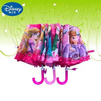 

Disney Children Mickey Cars Frozen Elsa Anna Snow White Sofia Spiderman Twisted Umbrella Semi-automatic Student Kids Umbrella