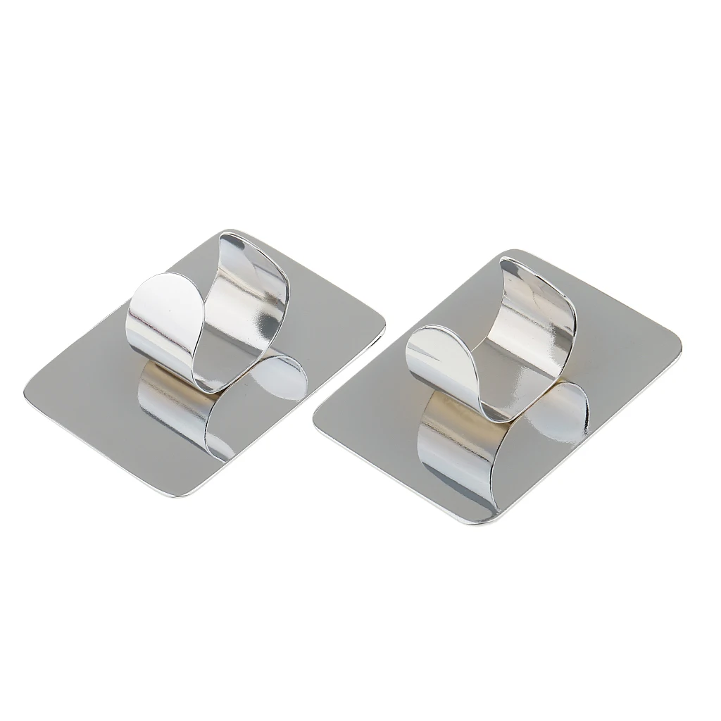 2pcs Nail Art Palette Ring Stainless Steel Pallet Professional Nail DIY Art Design Paint Color Mixing Palette Metal Tool